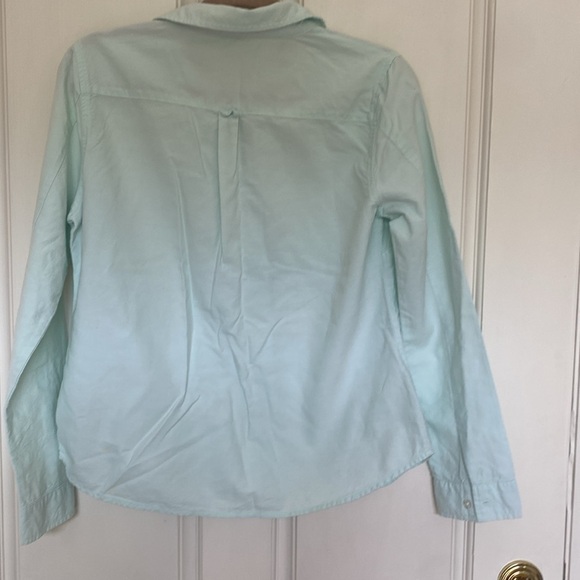 Light Green Cotton Button Down Shirt - Picture 2 of 5